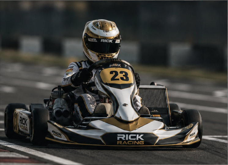 Paul Rick im Kart